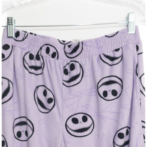 Nightmare Before Christmas Size S(4-6) Jack Skellington Lounge Pants Soft Lavend - Picture 2 of 8